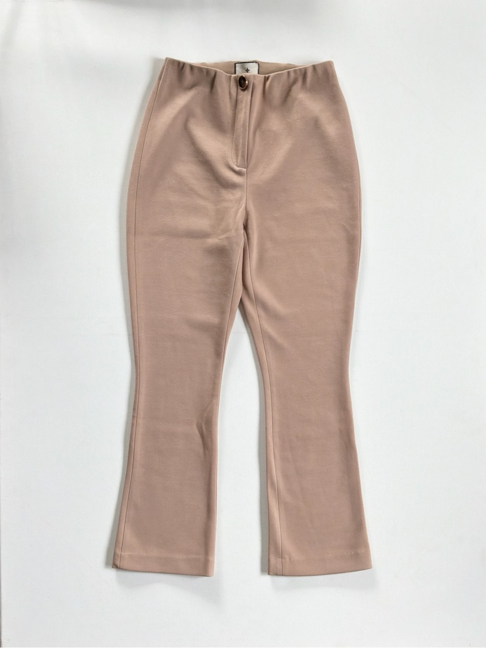 NWT Tuckernuck Ashford Camel Stretch Flannel Crop Kick Flare Pants